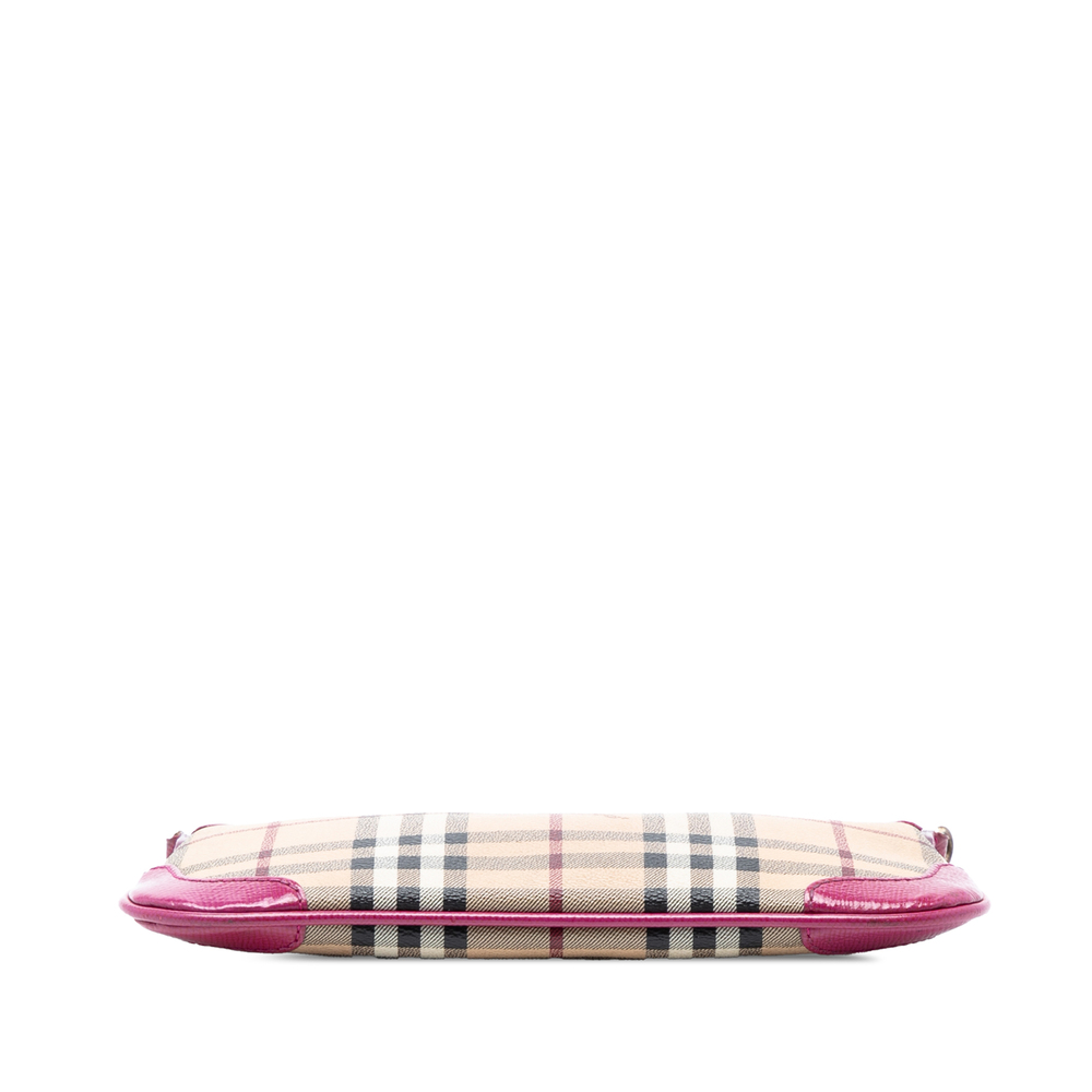 Pre-Loved Burberry Haymarket Check Coated Canvas Peyton Crossbody - Picture 3 of 7